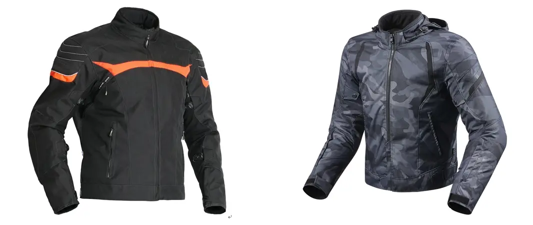 Chaqueta de moto urbana de invierno.