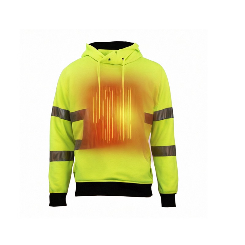 Heated Hi Vis Work Wear Hoodie