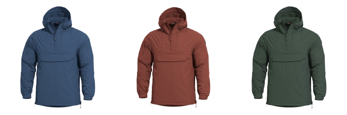 anorak jacket 1/2 zipper