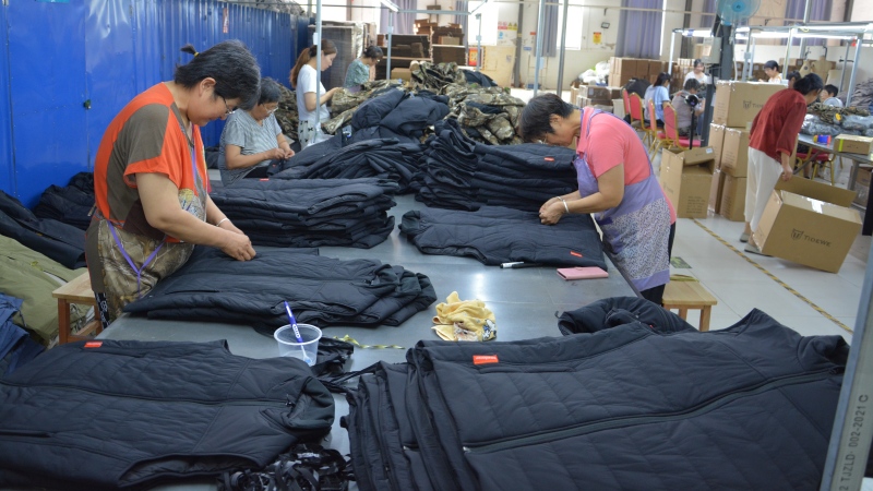 Vêtements chauffants