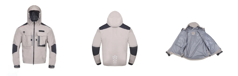 Vattentät flugfiskejacka för män