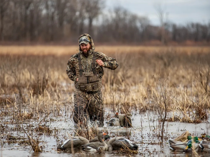 Водонепроницаемая мужская куртка для утиной охоты