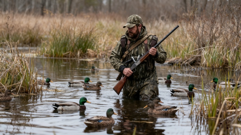Vêtements de chasse au canard
