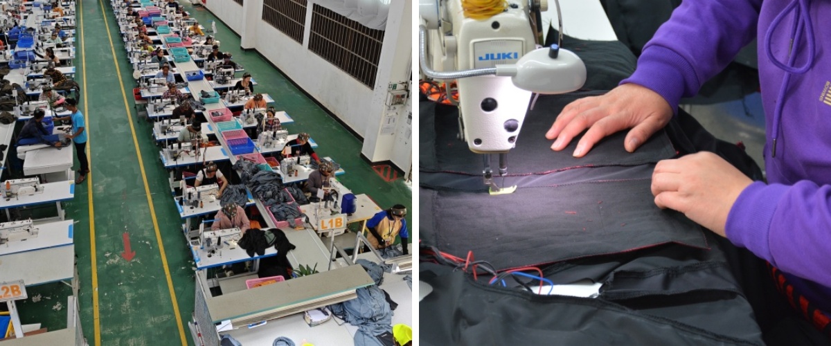 加熱された衣類 加熱された衣類