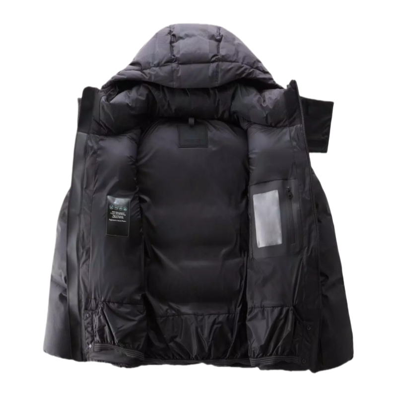 Men's Fluffy Ski Down Jacket