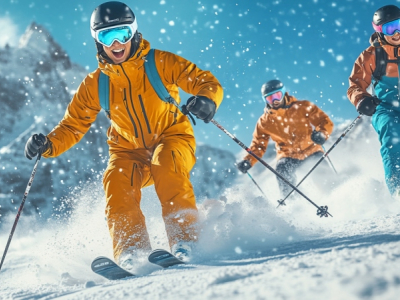 зимний лыжный спорт