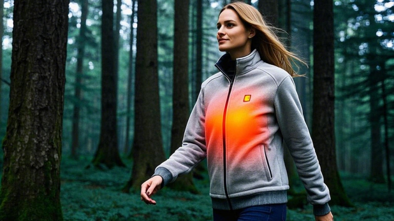 Veste en molleton chauffée femme Veste en molleton chauffée femme