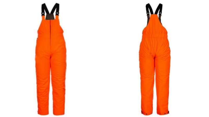 Оранжевый нагрудник для охоты на оленей