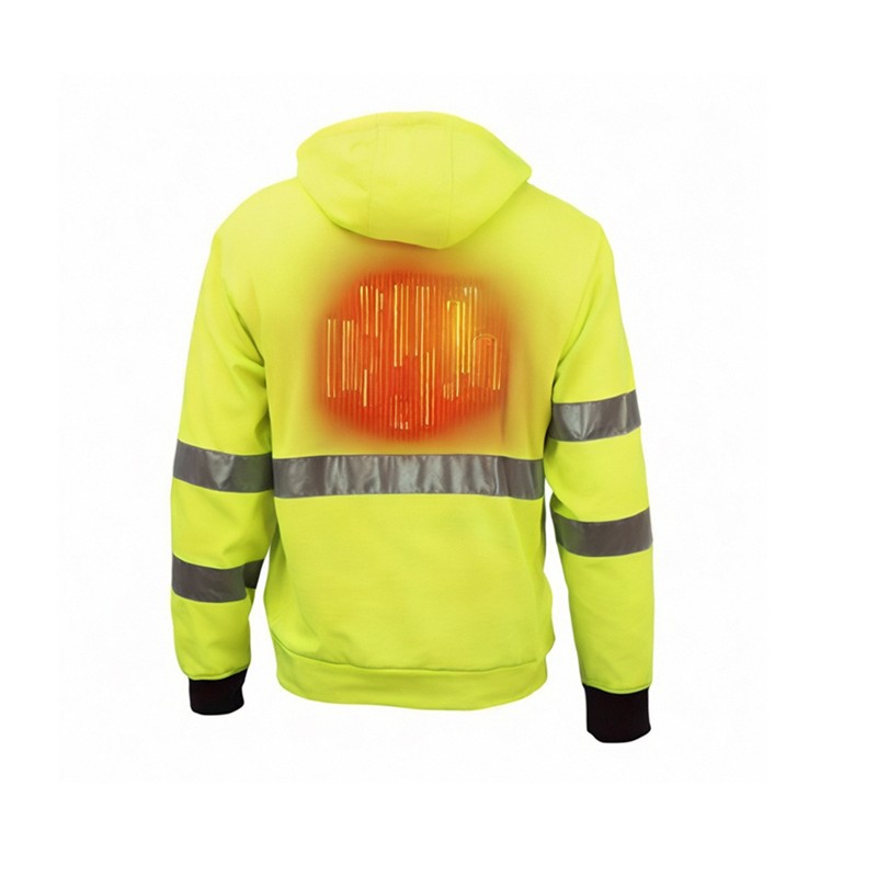 Heated Hi Vis Work Wear Hoodie