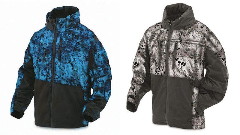 Fishing Camping Camo Hard Shell Jacket