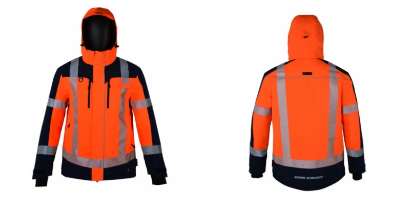 断熱裏地ヒーテッド Hi Vis ワークジャケット