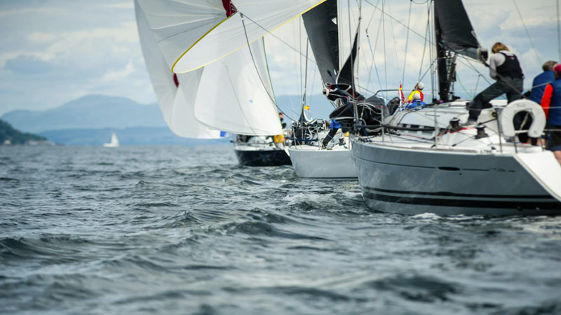 Giacca impermeabile da vela da uomo