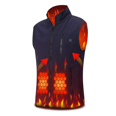 Gilet Softshell riscaldato a batteria
