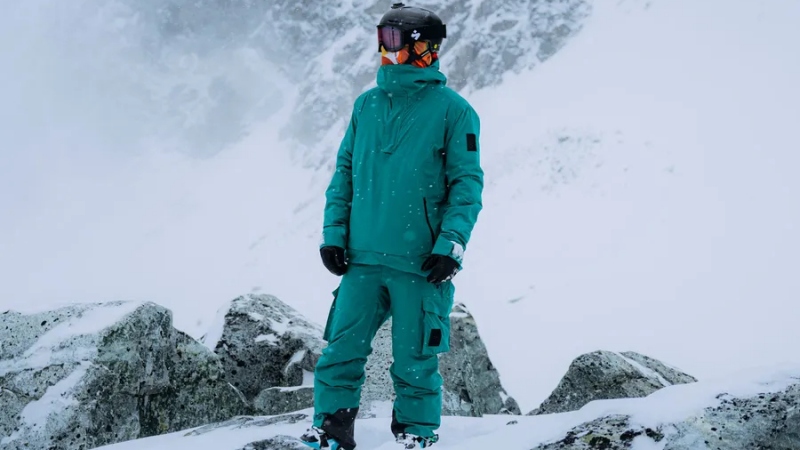 Veste de snowboard à capuche isolée pour homme Veste de snowboard à capuche isolée pour homme