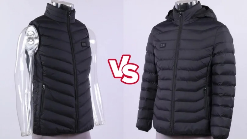 Veste chauffante vs gilet