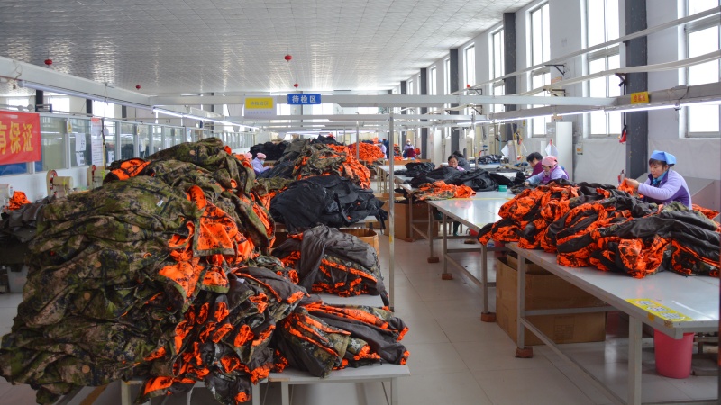 Chaquetas de caza color naranja brillante de BOWINS Garment Chaquetas de caza color naranja brillante de BOWINS Garment