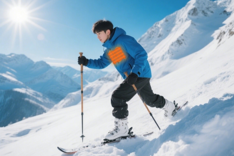 Лыжная куртка с подогревом Лыжная куртка с подогревом