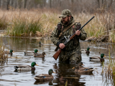 Abbigliamento per la caccia agli uccelli acquatici