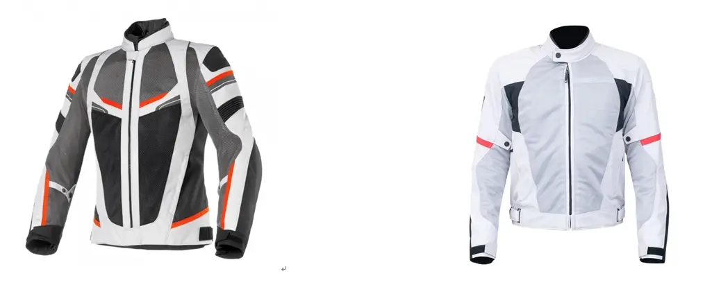 Chaqueta moto urbana verano